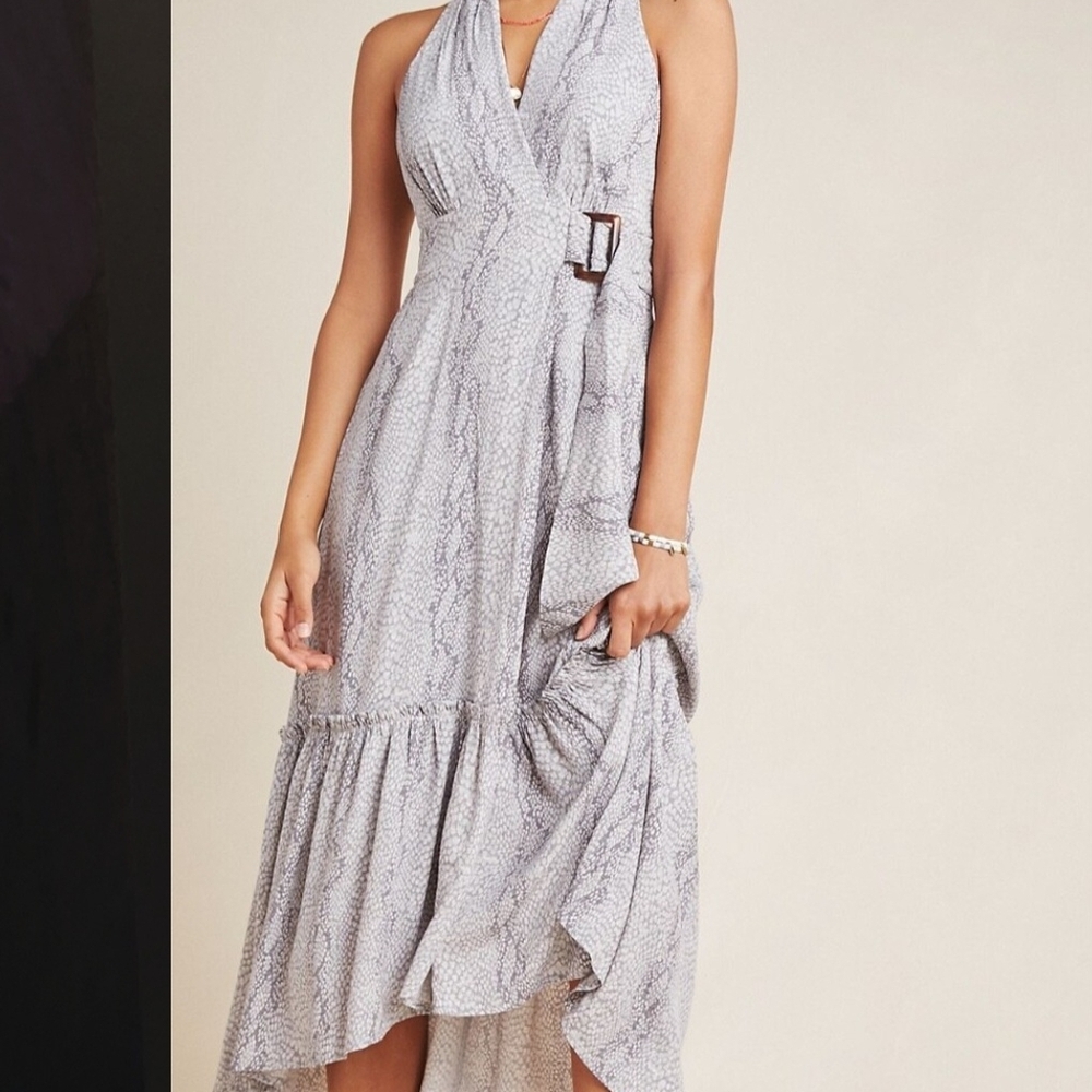 Anthropologie Halter Dress In Size 8